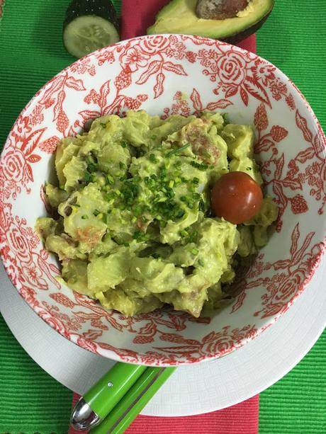 Ensalada Cremosa De Patatas Y Aguacate