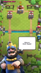 Clash Royale bienvenida