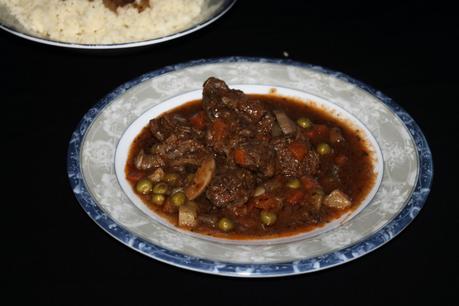 CUSCUS CON CARNE A LA JARDINERA CUSCUS CON CARNE A LA JARDINERA