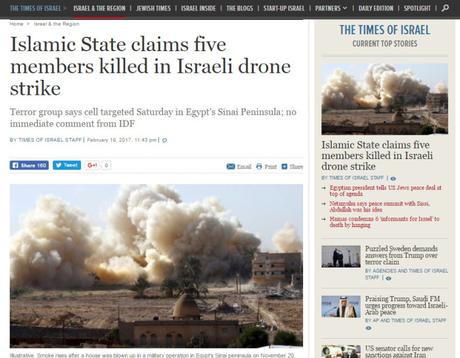 5 terroristas del ISIS han podido ser abatidos por dron israelí. 5 terroristas del ISIS han podido ser abatidos por dron israelí.