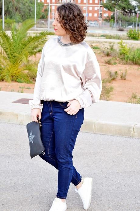 Sudadera metalizada dorada Sudadera metalizada dorada