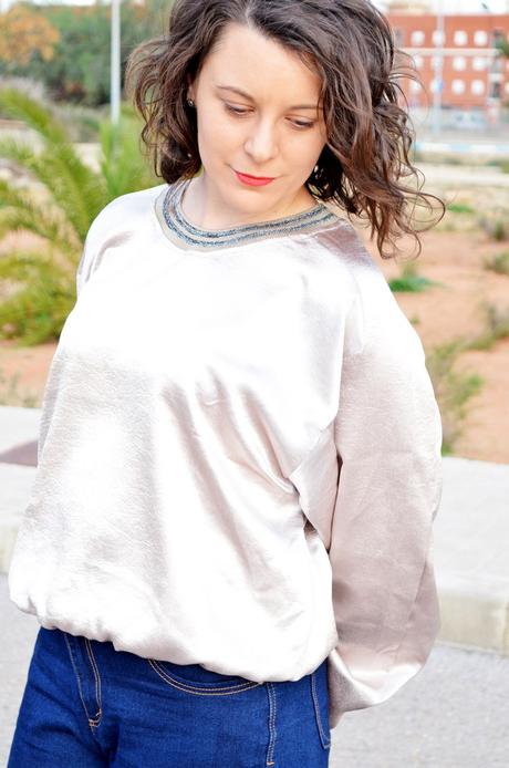 Sudadera metalizada dorada Sudadera metalizada dorada