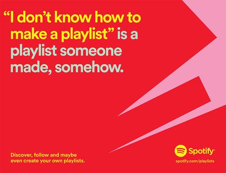Spotify usa nombres raros de playlists creadas por sus usuarios en esta divertida campaña
