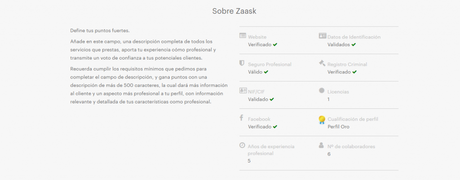 Zaask lanza un nuevo perfil para profesionales perfil
