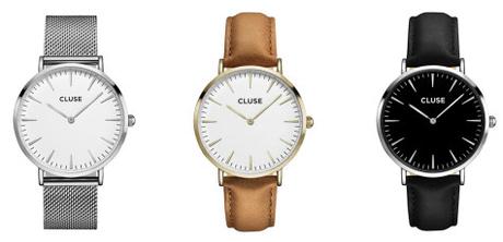 Comparativa entre marcas Cluse y Daniel Wellington Comparativa entre marcas Cluse y Daniel Wellington