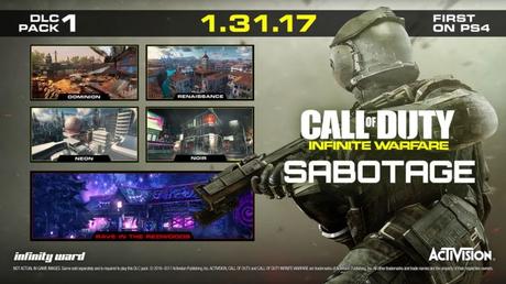Sabotage de Call of Duty Infinite Warfare ya disponible