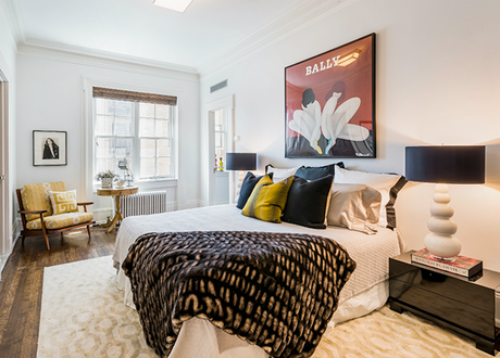 El dormitorio de Uma Thurman El dormitorio de Uma Thurman