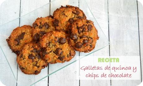 Galletas de quinoa con chocolate