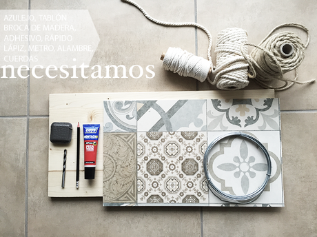 DIY: BANDEJA CON PORCELÁNICO DIY: BANDEJA CON PORCELÁNICO