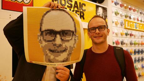 Un fotomatón que crea un retrato tuyo con bloques de LEGO
