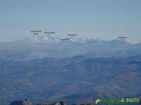 Picos de Europa desde La Mostayal