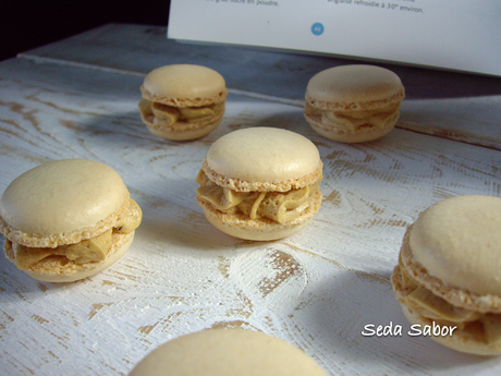 Macarons praliné de avellana