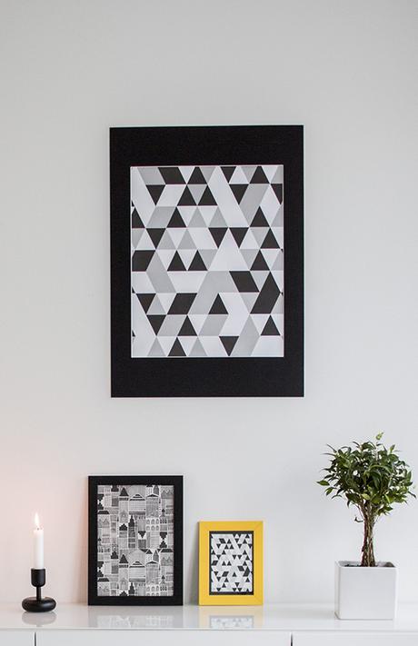 Home Tour: BLANCO, NEGRO Y AMARILLO