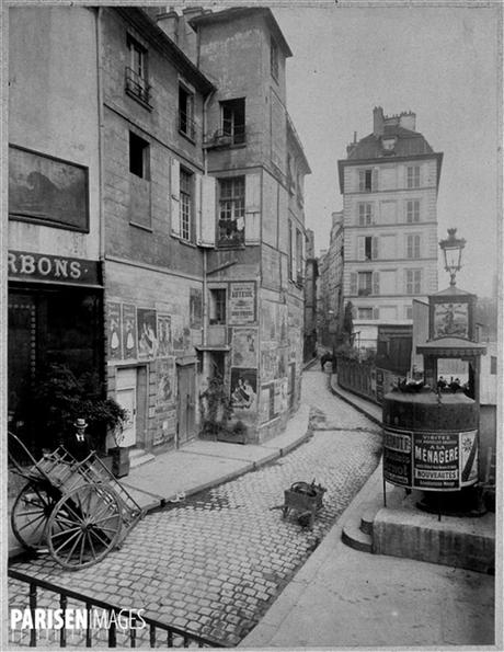 Eugène Atget - Rue des Ursins, París 1900