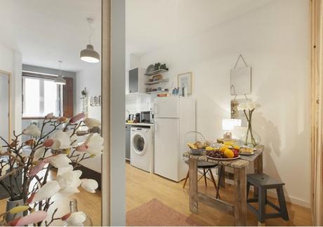 Inspiración para un mini apartamento con decoración lowcost