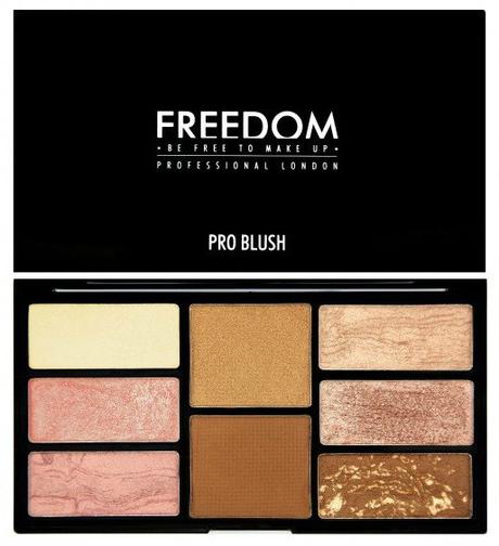 Pro Blush & Highlight Palette de Freedom . Review + Swatches.