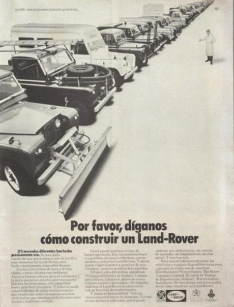 Land Rover, todo terreno inglés