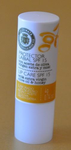 Protector Labial SPF15 de la gama de Aceite de Oliva Virgen Extra y Miel de LA CHINATA