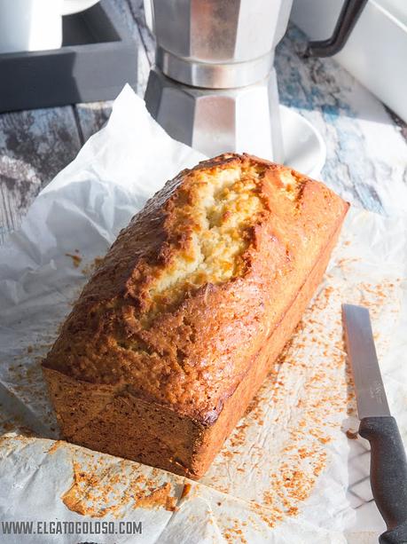 El gato goloso: cake de coco y limón rápido y fácil de preparar