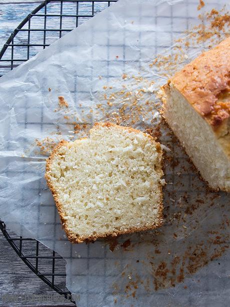 El gato goloso: cake de coco y limón rápido y fácil de preparar