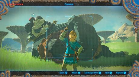 The Legend of Zelda: Breath of the Wild tendrá modo foto The Legend of Zelda: Breath of the Wild tendrá modo foto