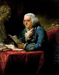 Benjamin Franklin by David Martin, 1767 Wikipedia