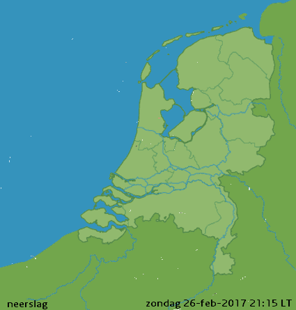 Radar meteorológico en vivo de Holanda