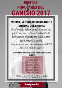 Fiestas Populares del Gancho 2017 #miGancho