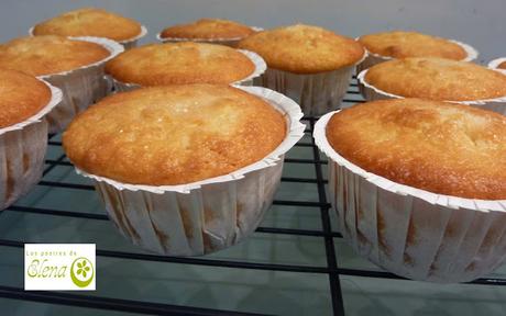 Magdalenas de limón Magdalenas de limón