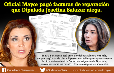 Beatriz Benavente paga facturas del Congreso a precios inflados