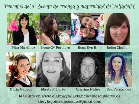 Estaré en el 1º Evento de crianza y maternidad de Valladolid Estaré en el 1º Evento de crianza y maternidad de Valladolid