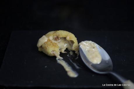 Croqueta Líquida de Compango de Pote de Antroxu o de Carnaval Croqueta Líquida de Compango de Pote de Antroxu o de Carnaval