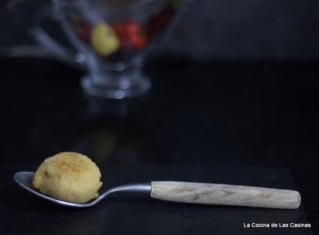 Croqueta Líquida de Compango de Pote de Antroxu o de Carnaval Croqueta Líquida de Compango de Pote de Antroxu o de Carnaval