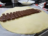 Croissants  y hojaldre de Kinder Bueno y Nutella