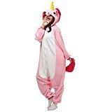 NATILLAS DE VAINILLA KiKa Monkey Flanela Unicornio Cartoon Animal Novedad Navidad Pijama Cosplay (S, rosado)