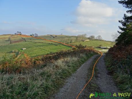 Ruta de las Cercanías del Cielo PR AS-197 y Viesca Redonda desde Vega de Sariego Camino al Pico por la ruta de las cercanías del cielo