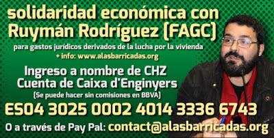 Solidaridad económica con Ruyman de la FAGC