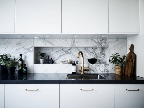 Mármol de carrara y las cocinas nórdicas. paperblog Cocina Nordicas inspiraciones