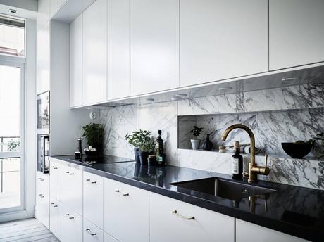 Mármol de carrara y las cocinas nórdicas. paperblog Cocina Nordicas inspiraciones