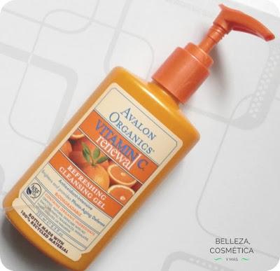 Gel limpiador Avalon Organics Renewal vitamina c