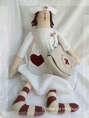 LILI enfermera, diseño Twinkle Patchwork, poco Londres.