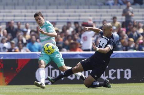 Pumas 2-1 Santos en J9 del Clausura 2017 Pumas 2-1 Santos en J9 del Clausura 2017