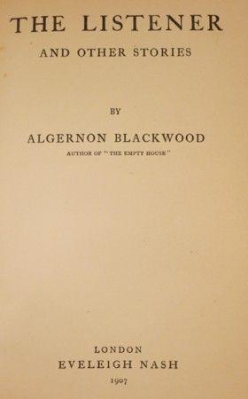 Los sauces de Algernon Blackwwod en el blog Libros de Cíbola