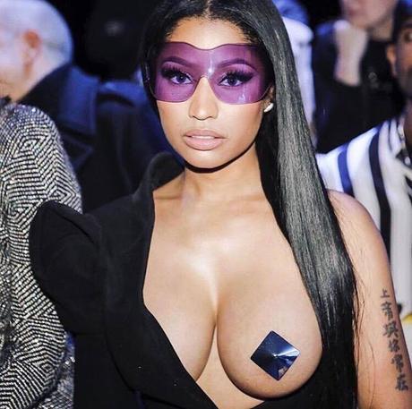 Nicki Minaj en la Paris Fashion Week 2017