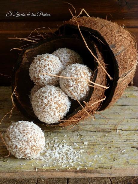 Bolitas de Galletas con Coco, Gofio o Cacao Bolitas de Galletas con Coco, Gofio o Cacao