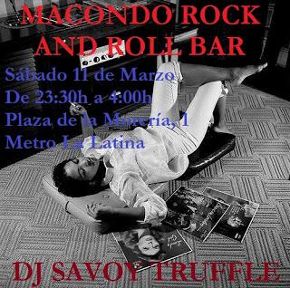 Pinchada vitamínica y sideral de Dj Savoy Truffle en Macondo. Pinchada vitamínica y sideral de Dj Savoy Truffle en Macondo.