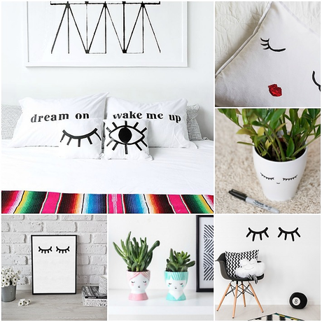 6 diy para decorar con motivos de pestañas 6 diy para decorar con motivos de pestañas