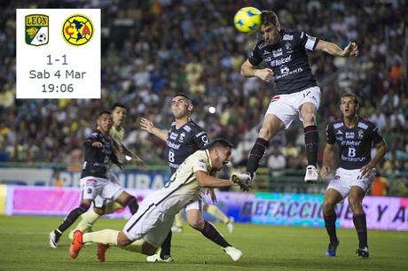 Resumen alineación León 1-1 América jornada 9 clausura 2017