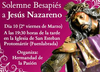 Besapies a Jesús Nazareno 2017