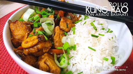 POLLO KUNG PAO Pollo Kung Pao con arroz basmati